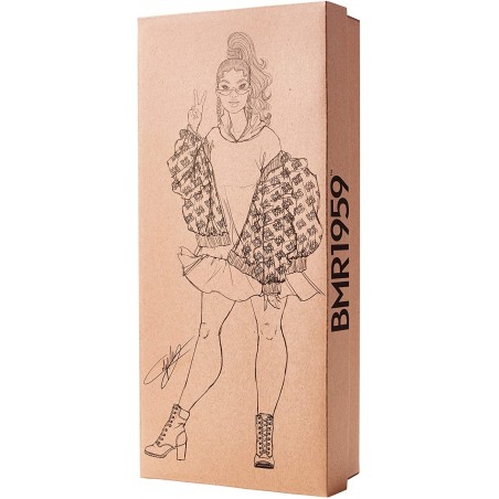 BARBIE BAMBOLA AFROAMERICANA CON VESTITO FLOREALE SNODATA