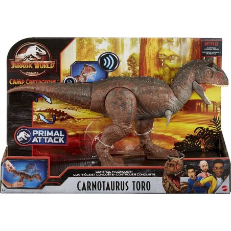 JURASSIC WORLD CARNOTAURO TORO MATTEL 