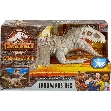JURRASSIC WORD INDOMINUS REX SUPER  COLOSSALE MATTEL GPH95