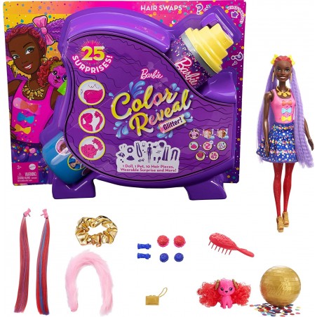 BARBIE COLOR REVAL BAMBOLA AFROAMERICANA MATTEL HBG40
