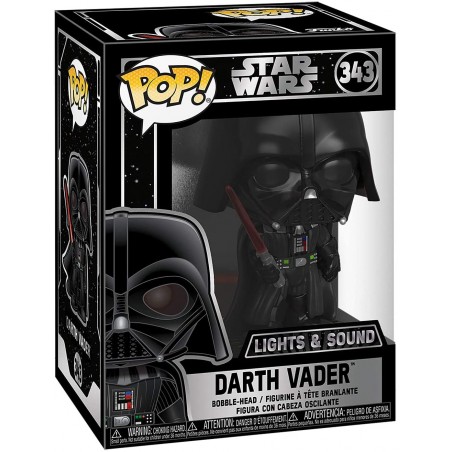 FUNKO POP 343 STAR WARS DARTH VADER LIGHTS & SOUND