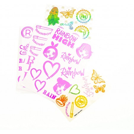RAINBOW HIGH GLITTER TATOO NICE GROUP 