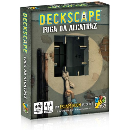 DECKSCAPE FUGA DA ALCATRAZ GIOCO DA TAVOLO DC GIOCHI DVG5724