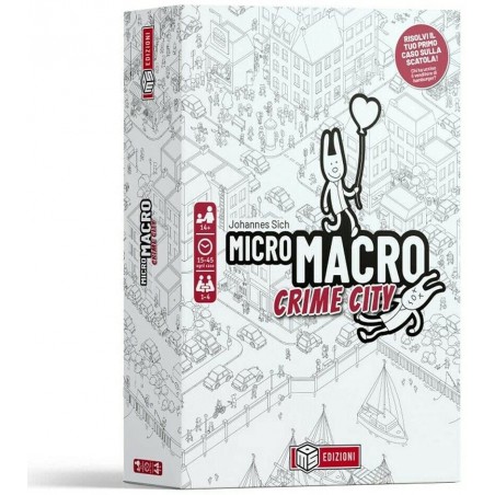 MICROMACRO CRIME CITY GIOCO DA TAVOLO MS EDIZIONI