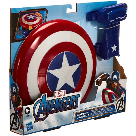MARVEL AVENGERS SCUDO E GUANTO MAGNETICO DI CAPITAN AMERICA HASBRO