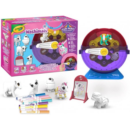 CRAYOLA WASHIMALS PETS SET LA RUOTA DEI  DIVERTIMENTI