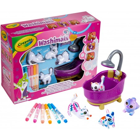 WASHIMALS PETS CON VASCA DA BAGNO CRAYOLA 