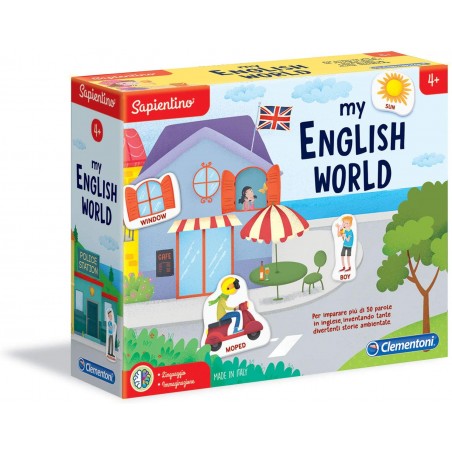 CLEMENTONI MY ENGLISH WORLD GIOCO  EDUCATIVO SAPIENTINO 