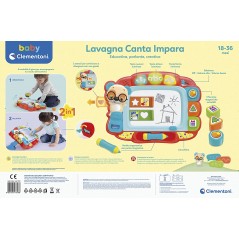 CLEMENTONI BABY LAVAGNA CANTA IMPARA  EDUCATIVA,PARLANTE,CREATIVA