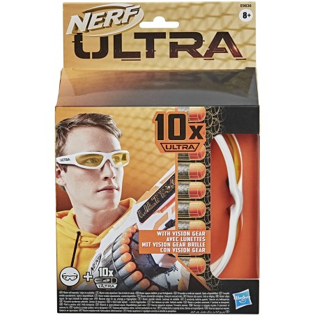 NERF OCCHIALI VISION GEAR E 10 DARDI HASBRO E9836
