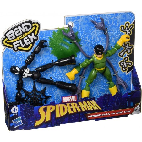 MARVEL SPIDER-MAN VS DOC OCK BEND AND  FLEX HASBRO