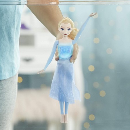 FROZEN II ELSA CORPETTO LUMINOSO SI  ILLUMINA IN ACQUA HASBRO