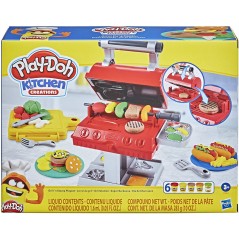 PLAY-DOH KITCHEN CREATIONS BARBECUE CON 6 COMPOSTI MODELLABILI HASBRO 