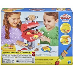 PLAY-DOH KITCHEN CREATIONS BARBECUE CON 6 COMPOSTI MODELLABILI HASBRO 