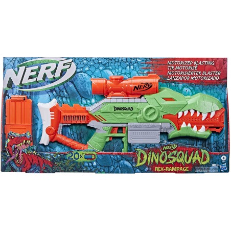 NERF DINOSQUAD REX RAMPAGE HASBRO F0807  BLASTER MOTORIZZATO 