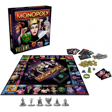 MONOPOLY DISNEY VILLANIUS GIOCO DA  TAVOLO HASBRO GAMING 