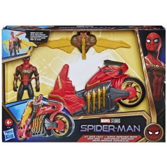 SPIDERMAN MOTO ACTION FIGURE CON VEICOLO ISPIRATA AL FILM NO WAY HOME HASBRO