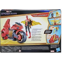 SPIDERMAN MOTO ACTION FIGURE CON VEICOLO ISPIRATA AL FILM NO WAY HOME HASBRO