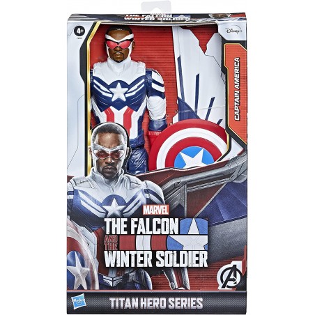 CAPITAN AMERICA THE FALCON WINTER  SOLDIER SERIE TITAN HERO MARVEL 30 CM  