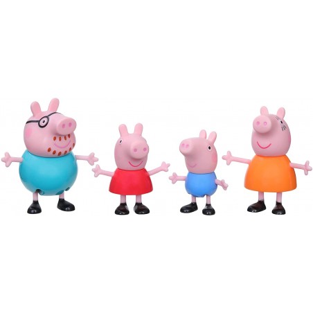 LA FAMIGLIA DI PEPPA PIG CONFEZIONE CON  4 PERSONAGGI HASBRO