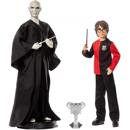 CONFEZIONE 2 PERSONAGGI HARRY POTTER E VOLDEMORT MATTEL