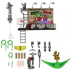 TURTLEES PLAYSET ZIP-LINE ACTION  