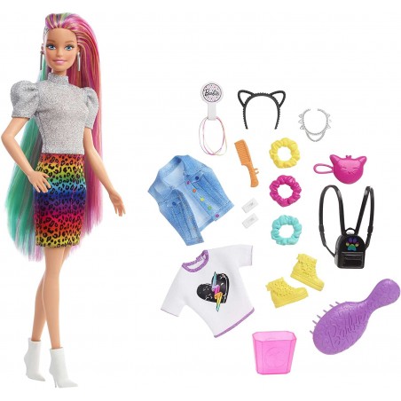 BARBIE CAPELLI MULTICOLOR MATTEL GRN81 