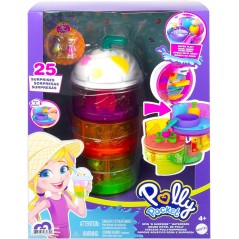 POLLY POCKET PARCO ACQUATICO A FORMA DI  FRULLATO TROPICALE MATTEL