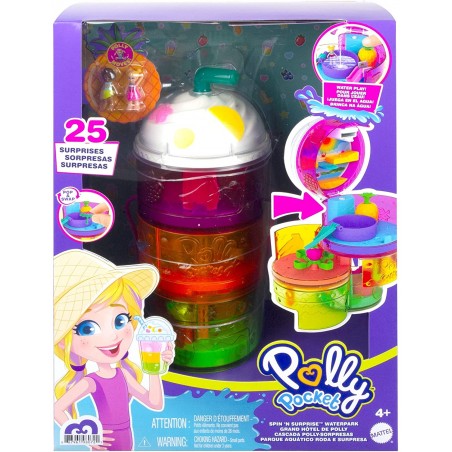 POLLY POCKET PARCO ACQUATICO A FORMA DI  FRULLATO TROPICALE MATTEL