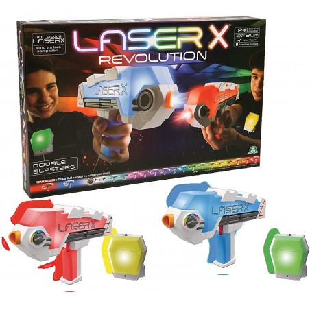 LASER X REVOLUTION DOUBLE BLASTER  GIOCHI PREZIOSI LEA12000