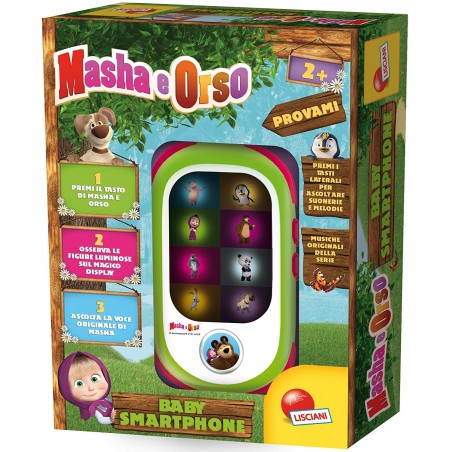 BABY SMARTOPHONE LED MASHA & ORSO  LISCIANI