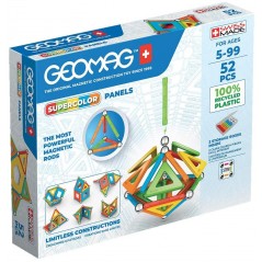 GEOMAG SUPERCOLOR PANELS 52 PEZZI  COSTRUZIONI MAGNETICHE
