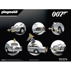 PLAYMOBIL 70578 JAMES BOND ASTON MARTIN  DB5 GOLDFINGER EDITION 54 PEZZI