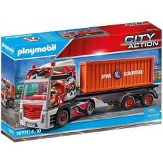 PLAYMOBIL CITY ACTION 70771 CAMION CON  RIMORCHIO