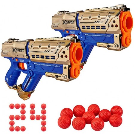 XSHOT CHAOS ROYALE EDITION 2 PISTOLE E 24 PALLINE ZURU 36419