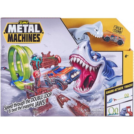 PISTA METAL MACHINES SHARK ATTACK GIOCHERIA POS210095