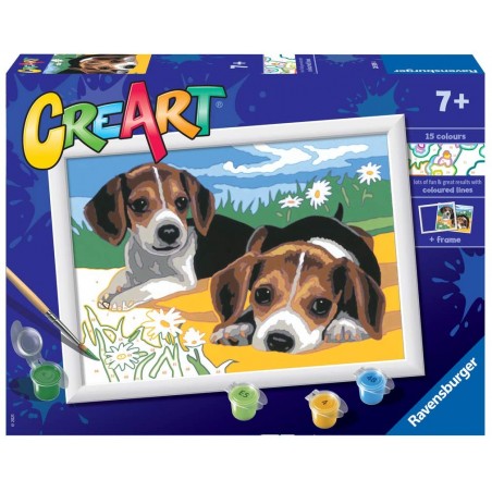 CREART CUCCIOLI JACK RUSSELL  RAVENSBURGER