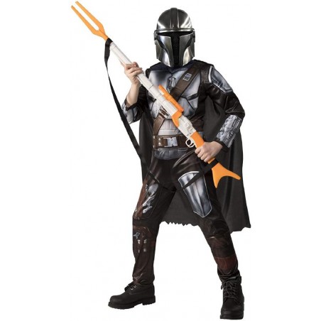 COSTUME MANDOLORIAN STAR WARS TG 8-10 ANNI 