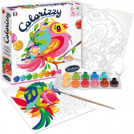 SENTOSPHERE COLORIZZY UCCELLINI 