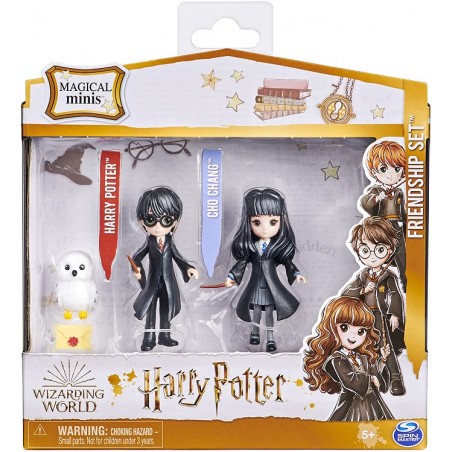 SET AMICIZIA HARRY POTTER  E CHO CHANG  CON EDVIGE SPIN MASTER