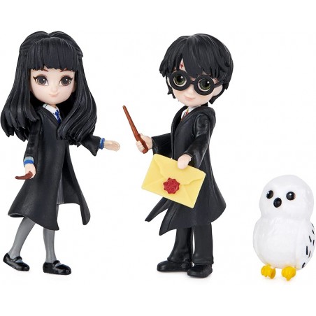 SET AMICIZIA HARRY POTTER  E CHO CHANG  CON EDVIGE SPIN MASTER
