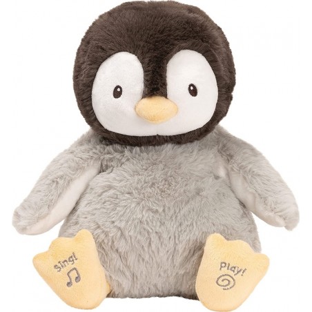 KISSY PINGUINO PELUCHE INTERATTIVO  PARLA E CANTA 30 CM GUND 