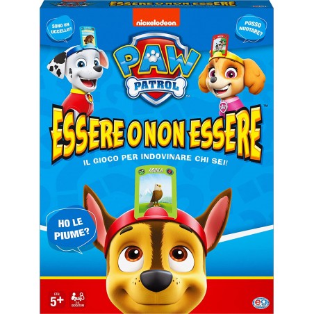 ESSERE O NON ESSERE PAW PATROL GIOCO  DA TAVOLO SPIN MASTER
