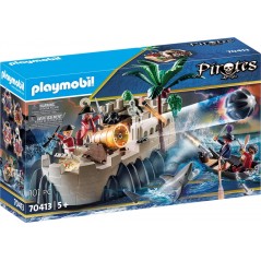 PLAYMOBIL 70413 PIRATES AVAMPOSTO DELLA  MARINA REALE 101 PEZZI