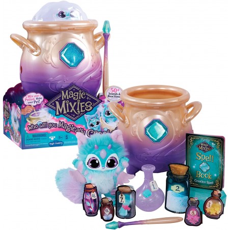 MAGIC MIXIES BLU PENTOLONE MAGICO CON  MORBIDA SORPRESA 50 SUONI E REAZIONI