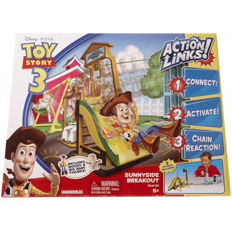 DISNEY PIXAR TOY STORY 3 SET AVVENTURA  PISTA ACROBATICA ACTION LINKS! 