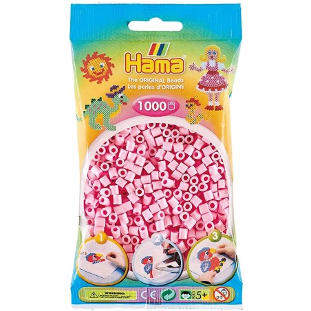 HAMA BUSTINA 1000 PEZZI ROSA PASTELLO 