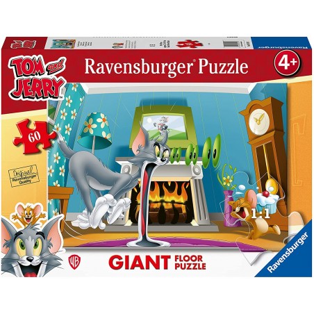 PUZZLE 60 TOM & JERRY GIGANT  PAVIMENTO RAVENSBURGER 