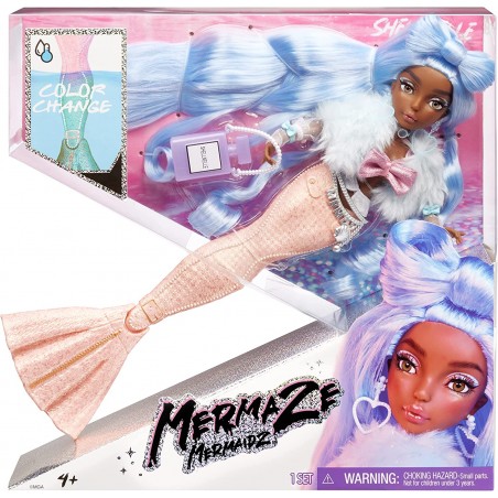 MERMAZE MERMAIDZ SHELLNELLE BAMBOLA ALLA MODA SIRENA MGA