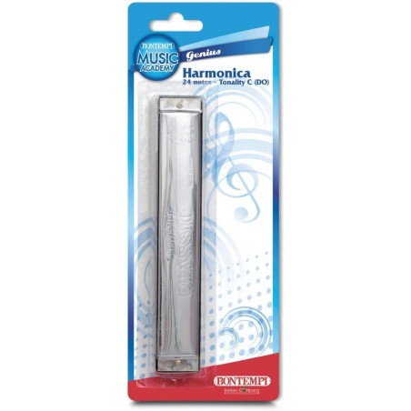 ARMONICA A BOCCA 24 NOTE IN METALLO  BONTEMPI
